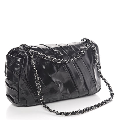 Chanel Glazed Calfskin Twisted Medium Flap Black 3 of 10