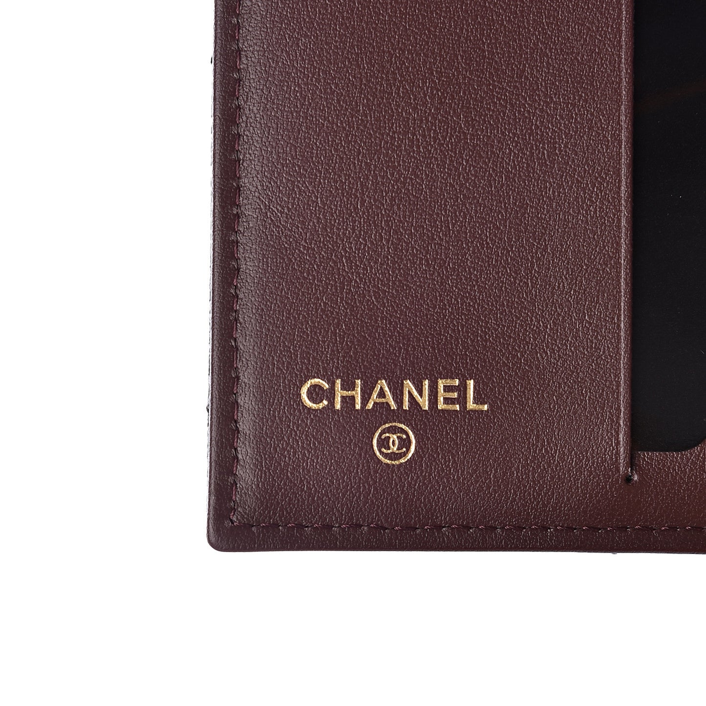 Caviar Quilted Card Holder Wallet Black
