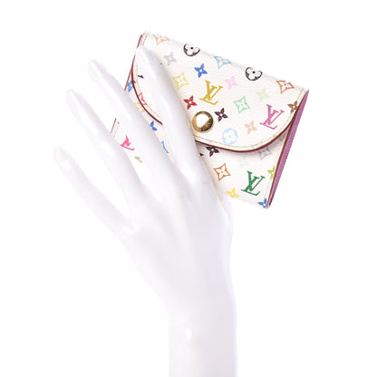 Louis Vuitton Monogram Multicolor Business Card Holder White Litchi 2 of 7