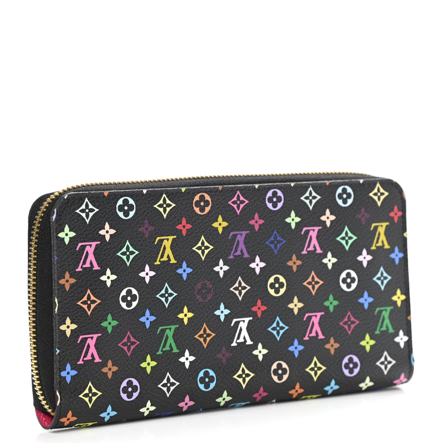 Monogram Multicolor Zippy Wallet Black Grenade