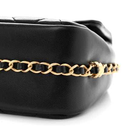 Chanel Lambskin Quilted CC Medium Dynasty Flap Black 10 of 10