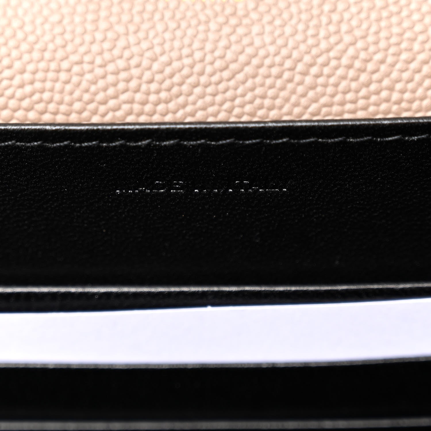 Saint Laurent Grain De Poudre Monogram Cassandra Clasp Bag Latte 7 of 10