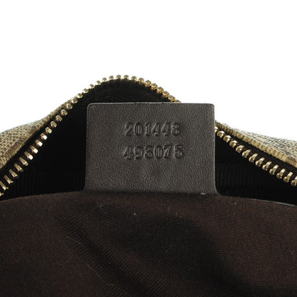 Gucci GG Plus Monogram Selleria Calfskin Medium Messenger Bag Beige Ebony Cocoa Dark Chocolate 7 of 7