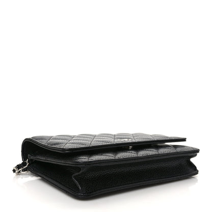 Chanel Caviar Quilted Wallet on Chain WOC Black 4 of 10