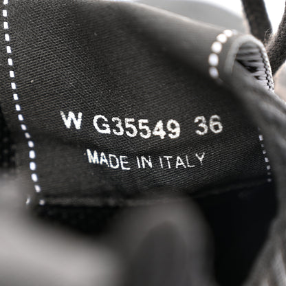 Chanel Fabric Logo Sneakers 36 Black 7 of 12