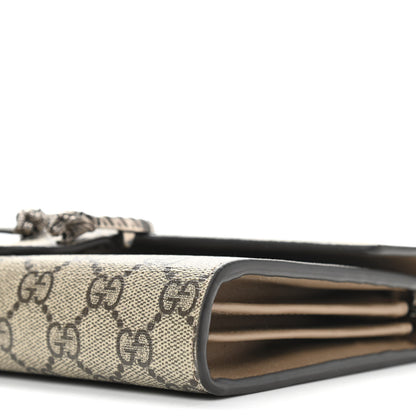 Gucci GG Supreme Monogram Mini Dionysus Chain Wallet Beige Taupe 10 of 11