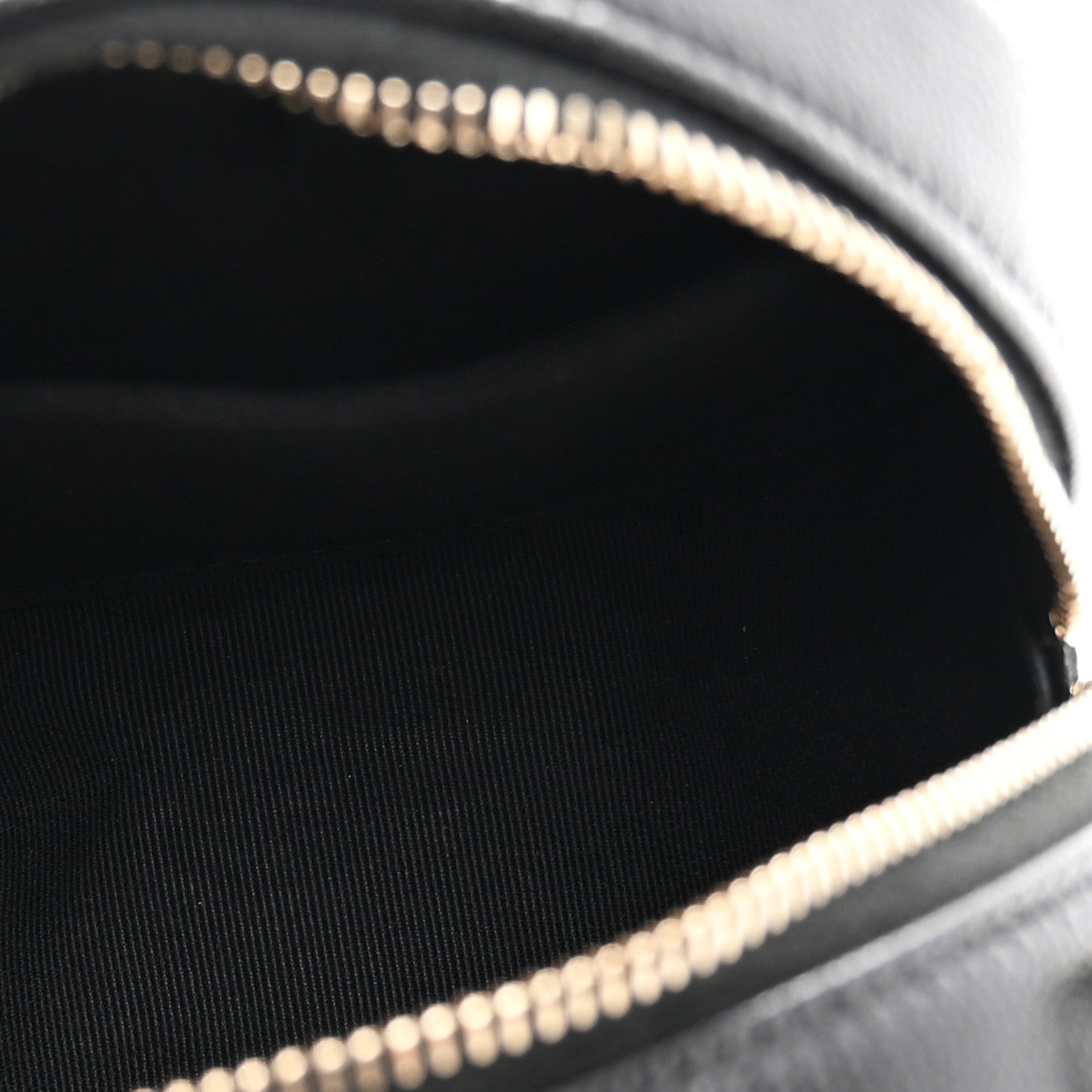 Chanel Caviar Quilted Crystal CC Round Clutch With Chain Black 5 of 10