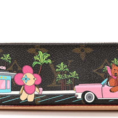 Louis Vuitton Monogram 2021 Christmas Animation Hollywood Elizabeth Pencil Pouch Coquelicot 8 of 10