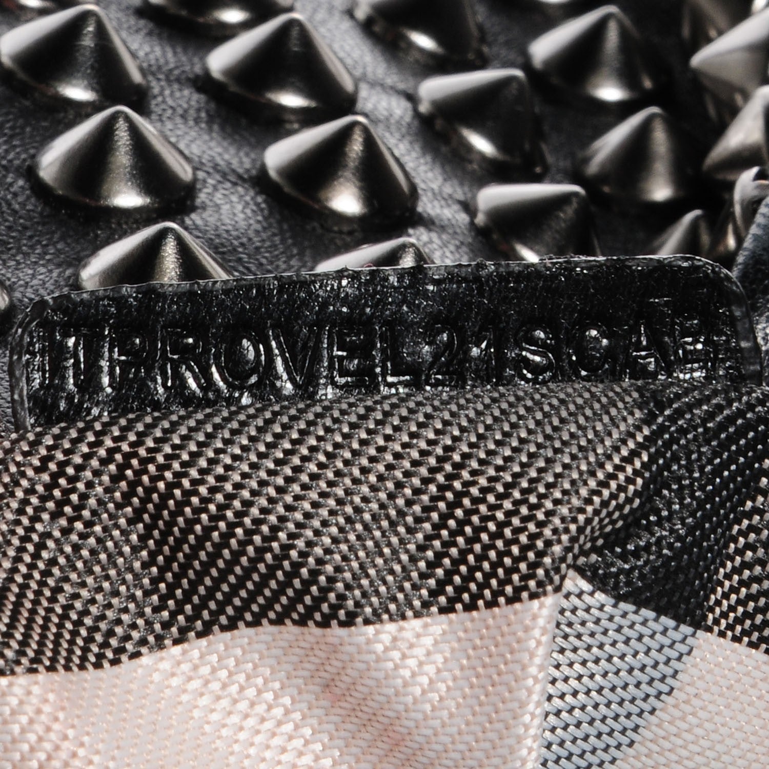 Burberry Lambskin Studded Sling Bag Black 8 of 8