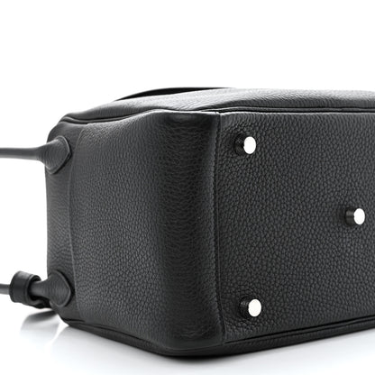 Hermes Taurillon Clemence Lindy 26 Black 9 of 12