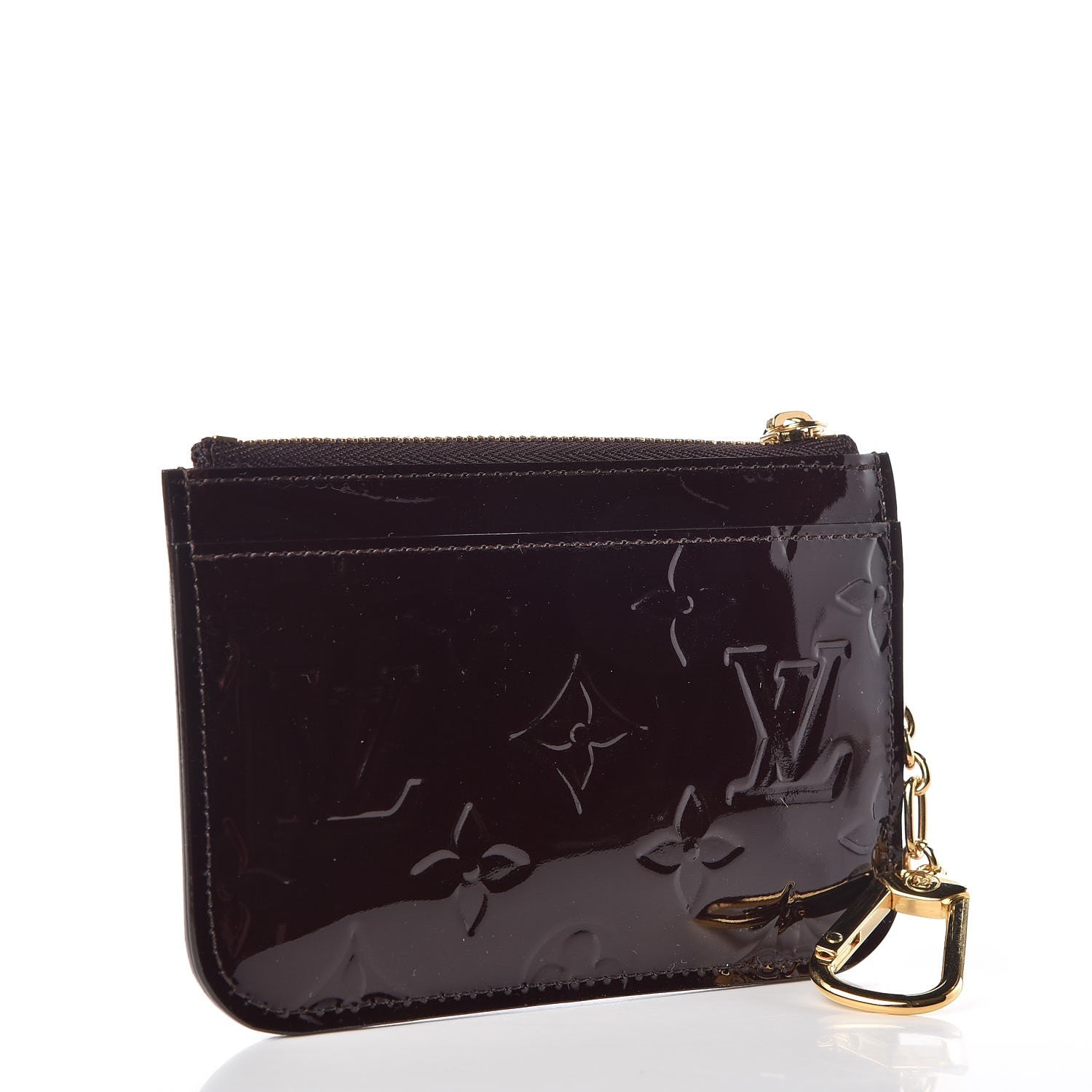 Louis Vuitton Vernis Key Pouch Amarante 3 of 8