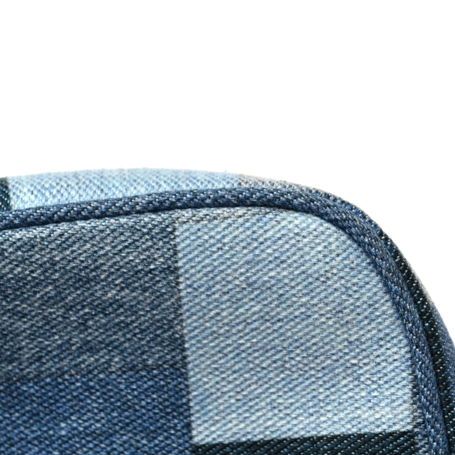 Louis Vuitton Denim Damier Monogram Patchwork Multi Pochette Accessories Blue Rouge 14 of 18