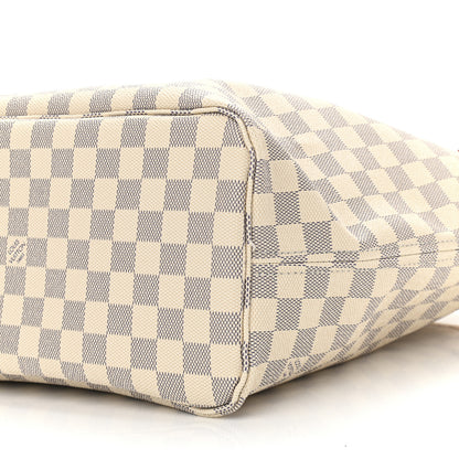 Louis Vuitton Damier Azur Neo Neverfull MM Rose Ballerine 12 of 12