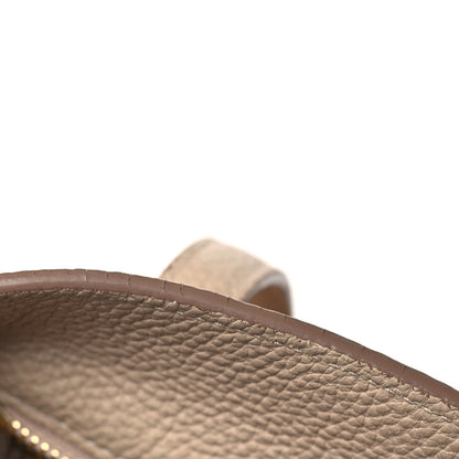 Salvatore Ferragamo Hammered Calfskin Double Handle Small Amy Tote Cumin 10 of 14