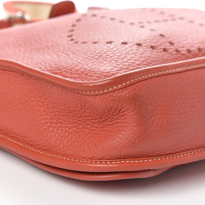 Hermes Taurillon Clemence Amazone Evelyne III PM Sanguine 10 of 12