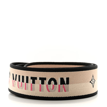 Louis Vuitton Jacquard Speedy Bandouliere 20 Shoulder Strap Black 2 of 4