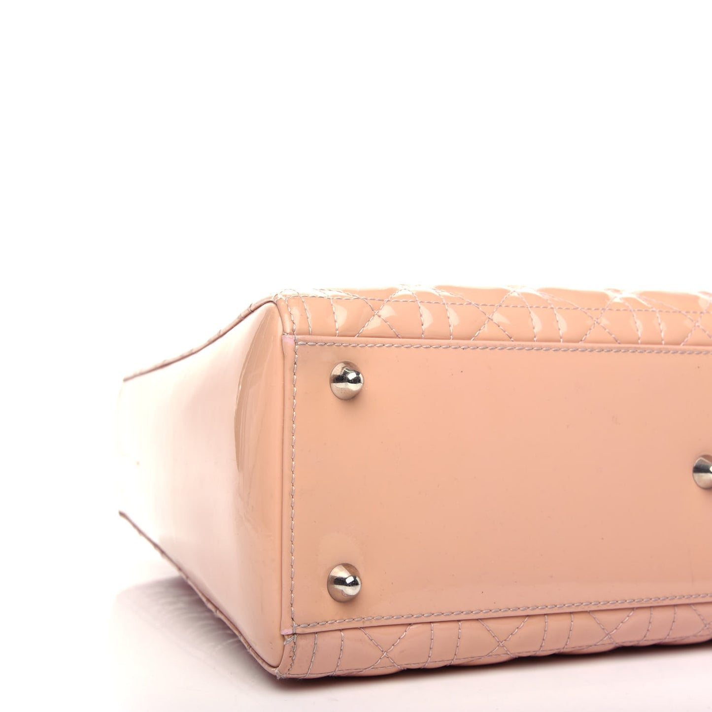 Patent Cannage Large Lady Dior Light Pink
