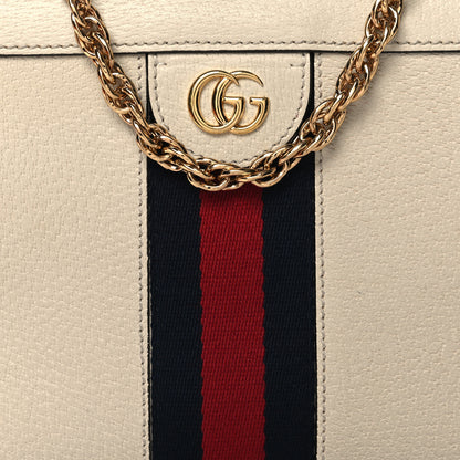 Gucci Textured Calfskin Web Small Ophidia Chain Shoulder Bag Mystic White 9 of 15