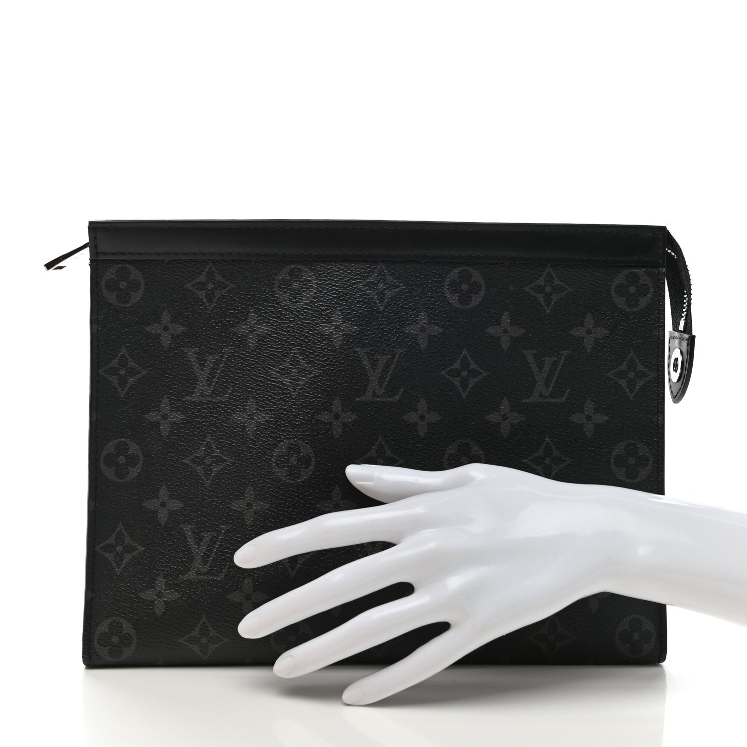 Louis Vuitton Monogram Eclipse Pochette Voyage MM 2 of 6