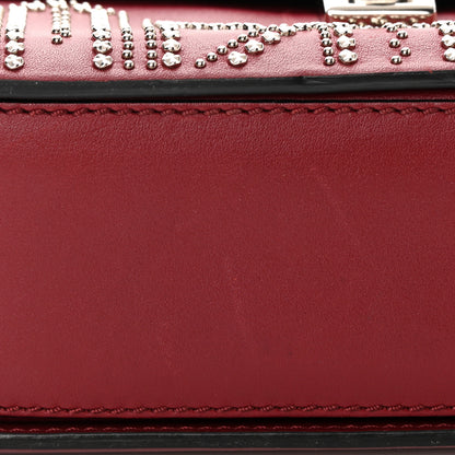 Valentino Garavani Vitello Loveblade Embellished Chain Flap Bag Rubino 15 of 16