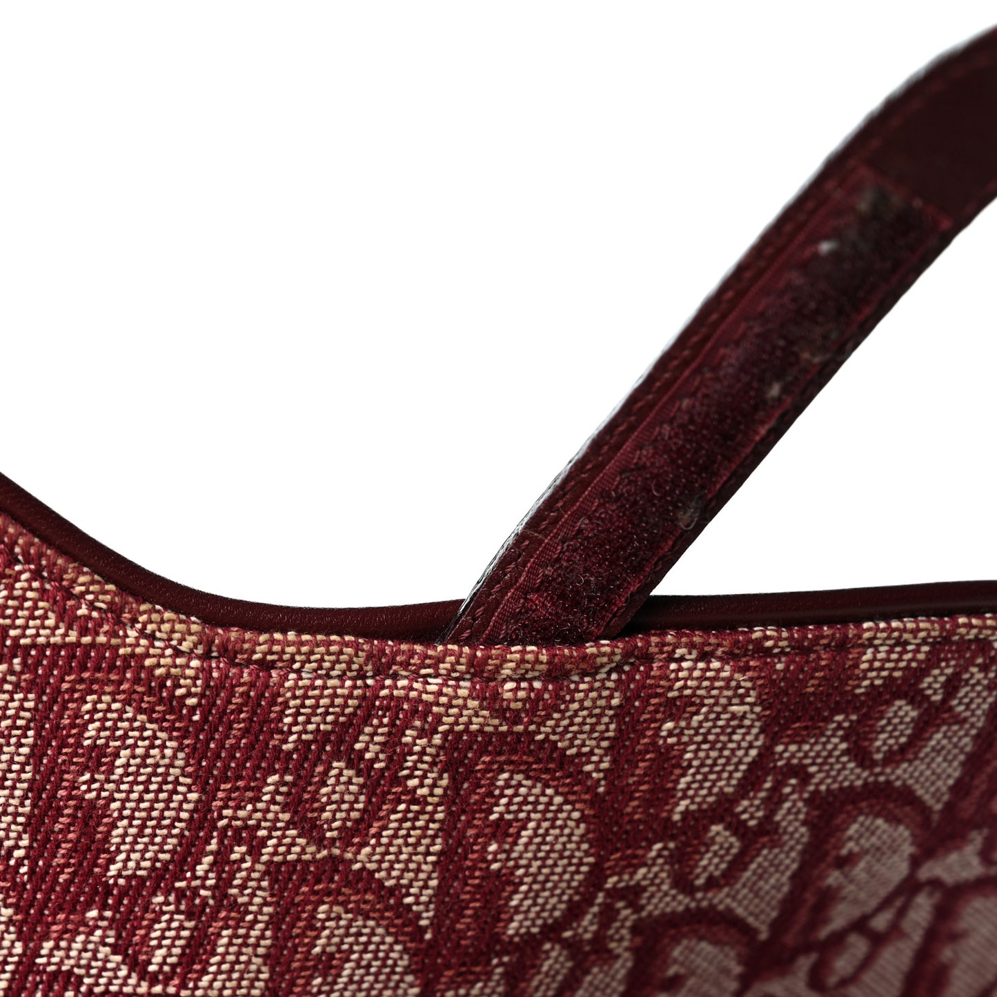 Monogram Saddle Bag Burgundy