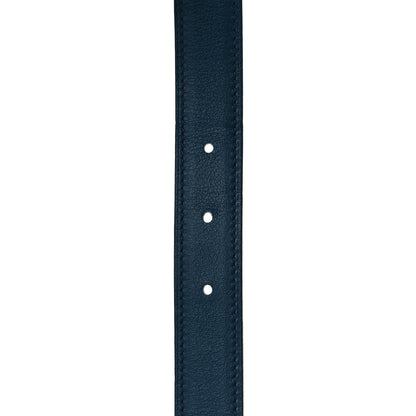 Hermes Epsom Swift 24mm Mini Constance H Belt 80 Bleu Brume Navy 6 of 7