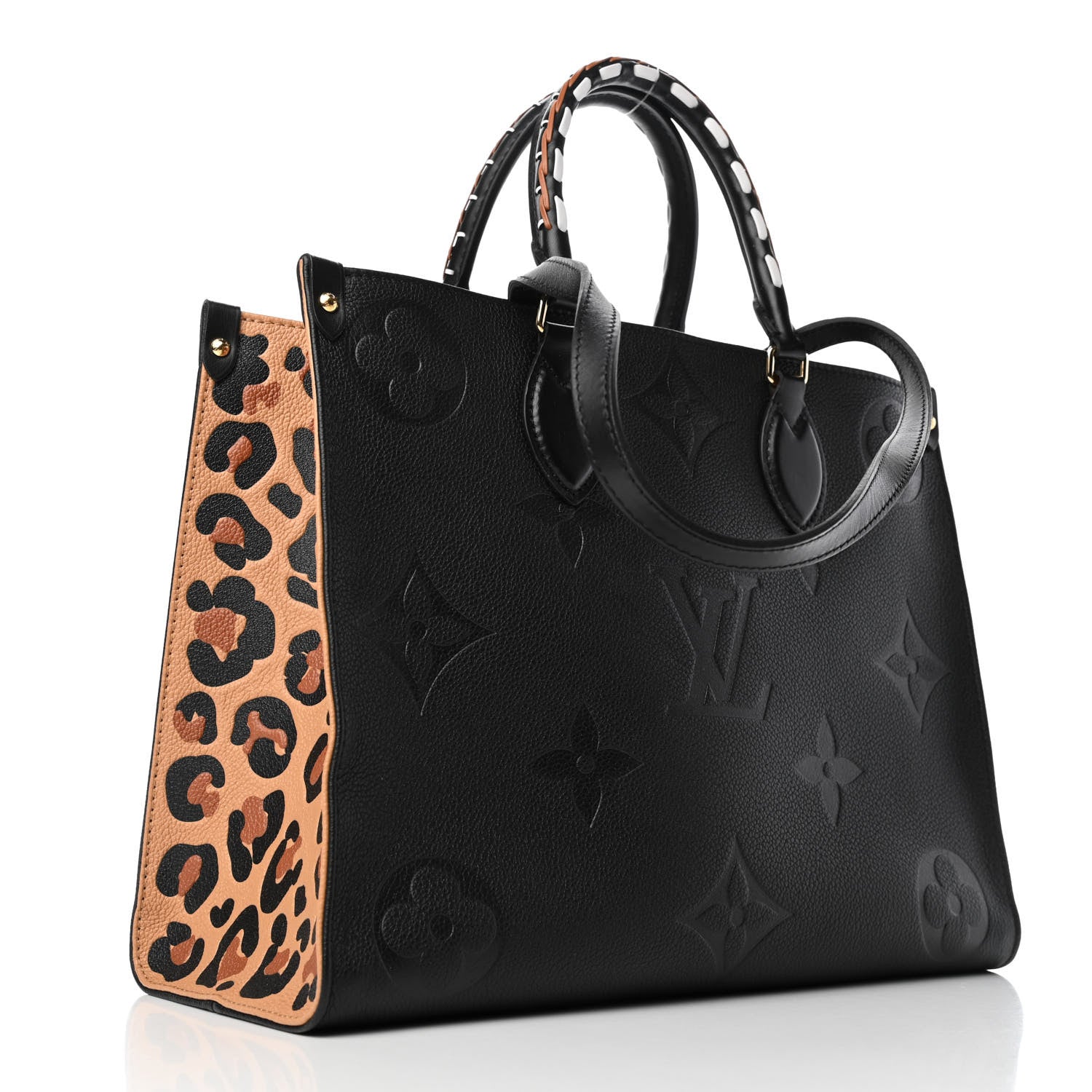 Louis Vuitton Empreinte Monogram Giant Wild At Heart Onthego MM Black 2 of 4