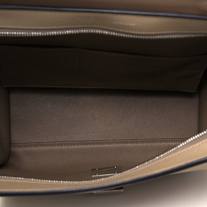 Celine Drummed Calfskin Suede Small Trapeze Dune 8 of 9
