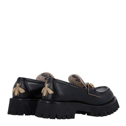 Gucci Cordovan Lux Womens Harald Horsebit 25mm Platform Loafers 36.5 Black 5 of 10