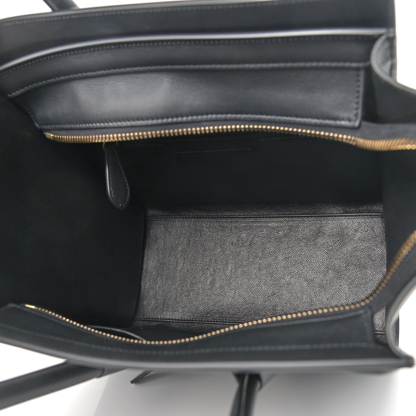 Smooth Calfskin Micro Luggage Black