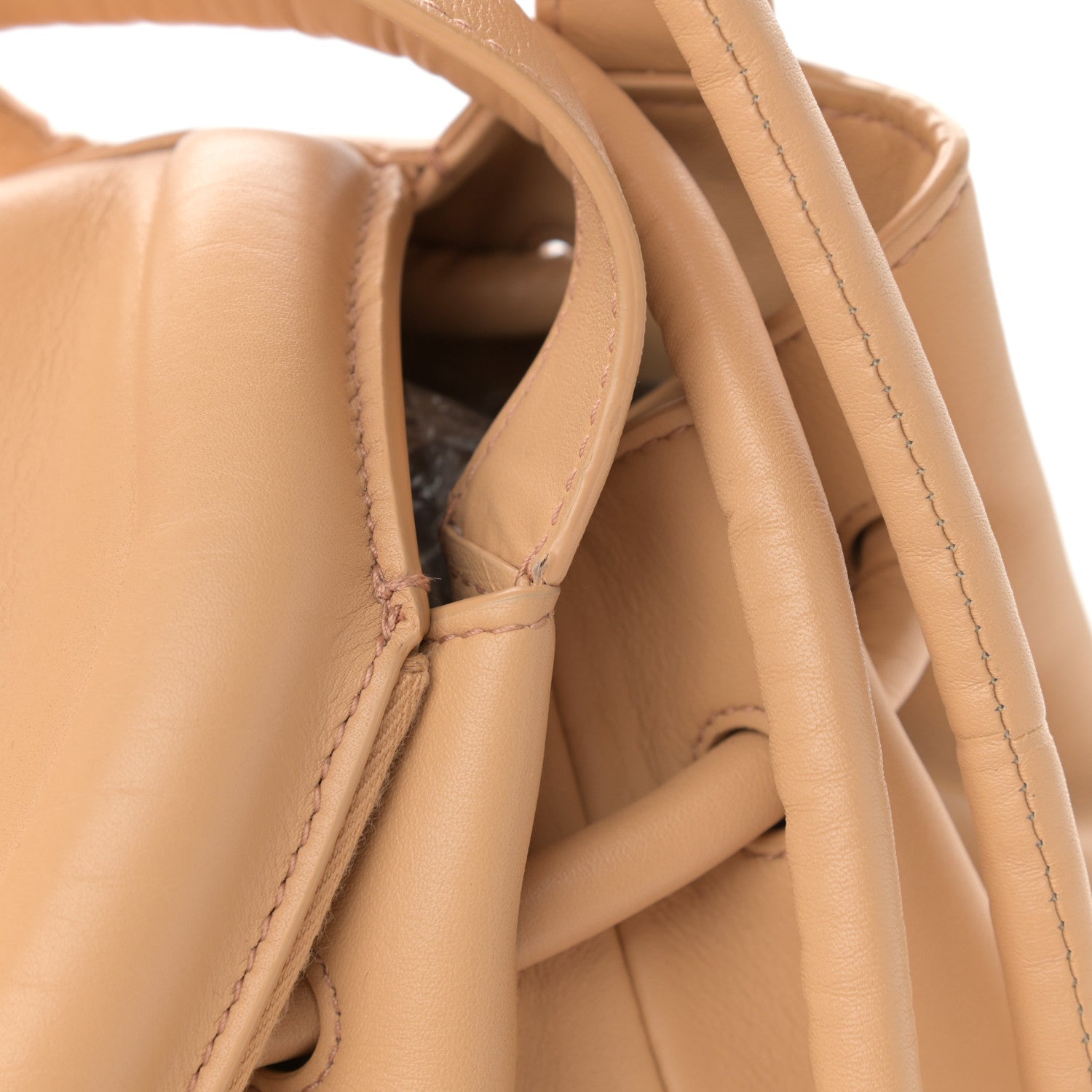 Bottega Veneta Calfskin Small Beak Tote Almond 13 of 13