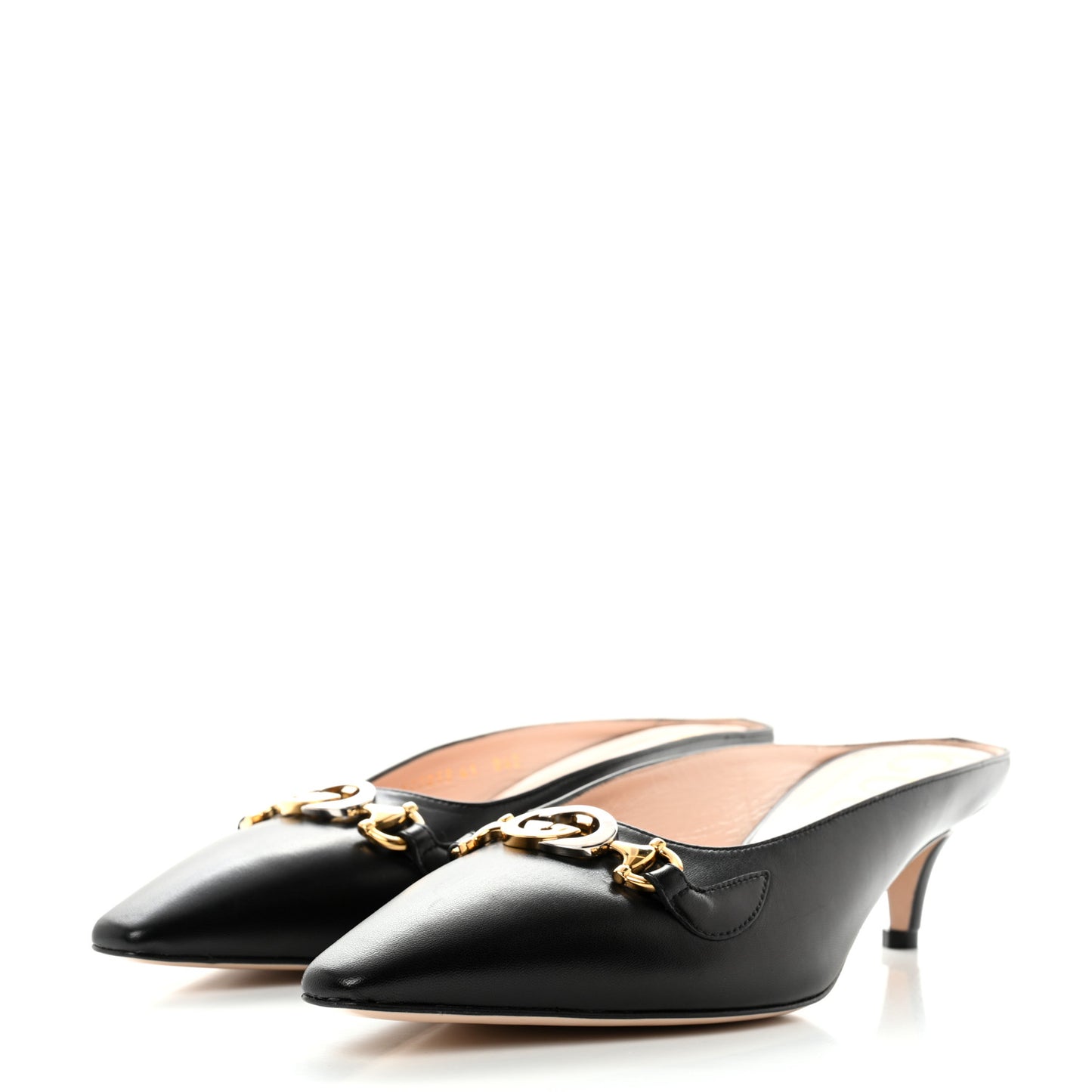 Malaga Kid Zumi Low Heel Mules 41 Black