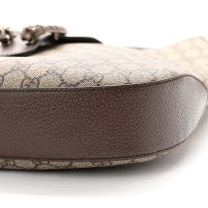 Gucci GG Supreme Monogram Web Medium Dionysus Hobo Brown 10 of 10
