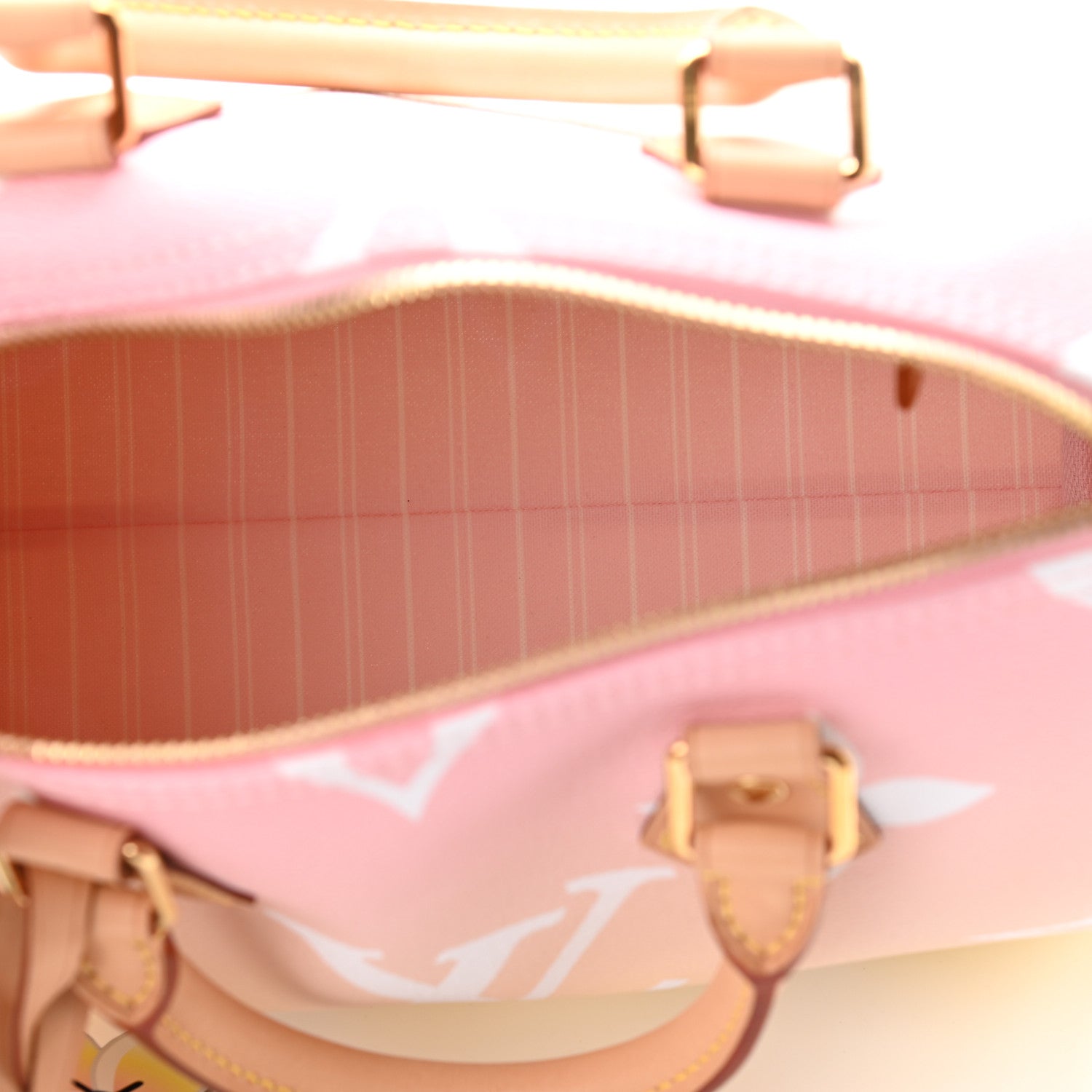 Louis Vuitton Monogram Giant By The Pool Speedy Bandouliere 25 Light Pink 5 of 11