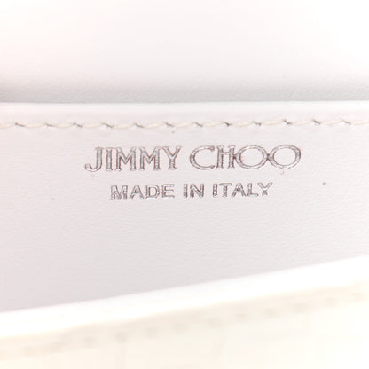 Jimmy Choo Calfskin Crocodile Embossed Mini Paris Crossbody Latte 6 of 10