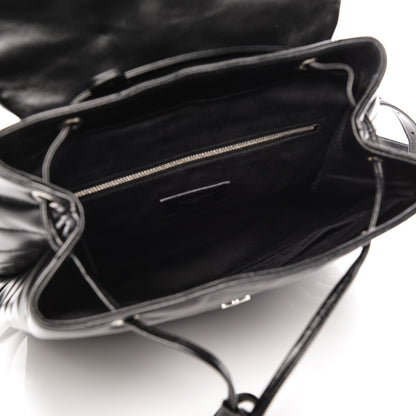 Saint Laurent Calfskin Y Quilted Monogram Medium Loulou Backpack Black 5 of 7