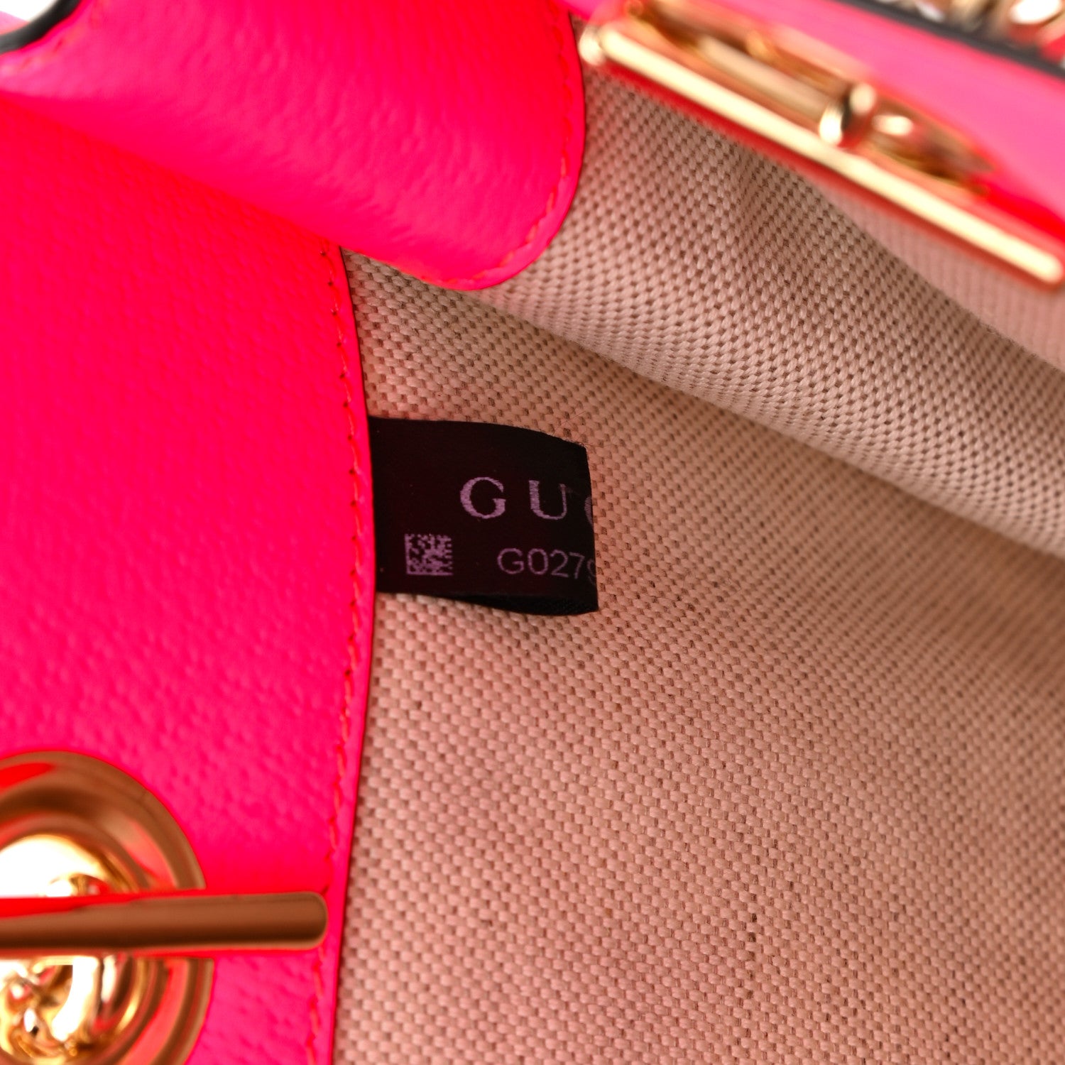 Gucci Canvas Flora Large Rajah Chain Tote White Multicolor Fuxia Fluo 9 of 12