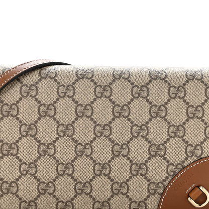 Gucci GG Emblem Monogram Wallet With Strap Beige Brown 8 of 11