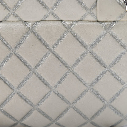 Chanel Lambskin Embossed CC Flap Shoulder Bag White 13 of 13