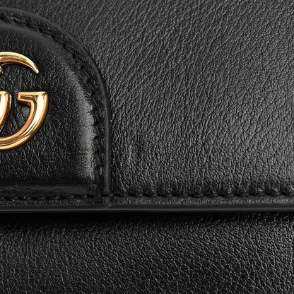 Gucci Wonka Grain Calfskin Mini Diana Bamboo Top Handle Shoulder Bag Black 11 of 11