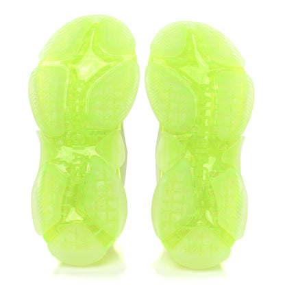 Balenciaga Fabric Mesh Clear Sole Fluo Womens Triple S Sneakers 37 White Fluo Yellow 5 of 7