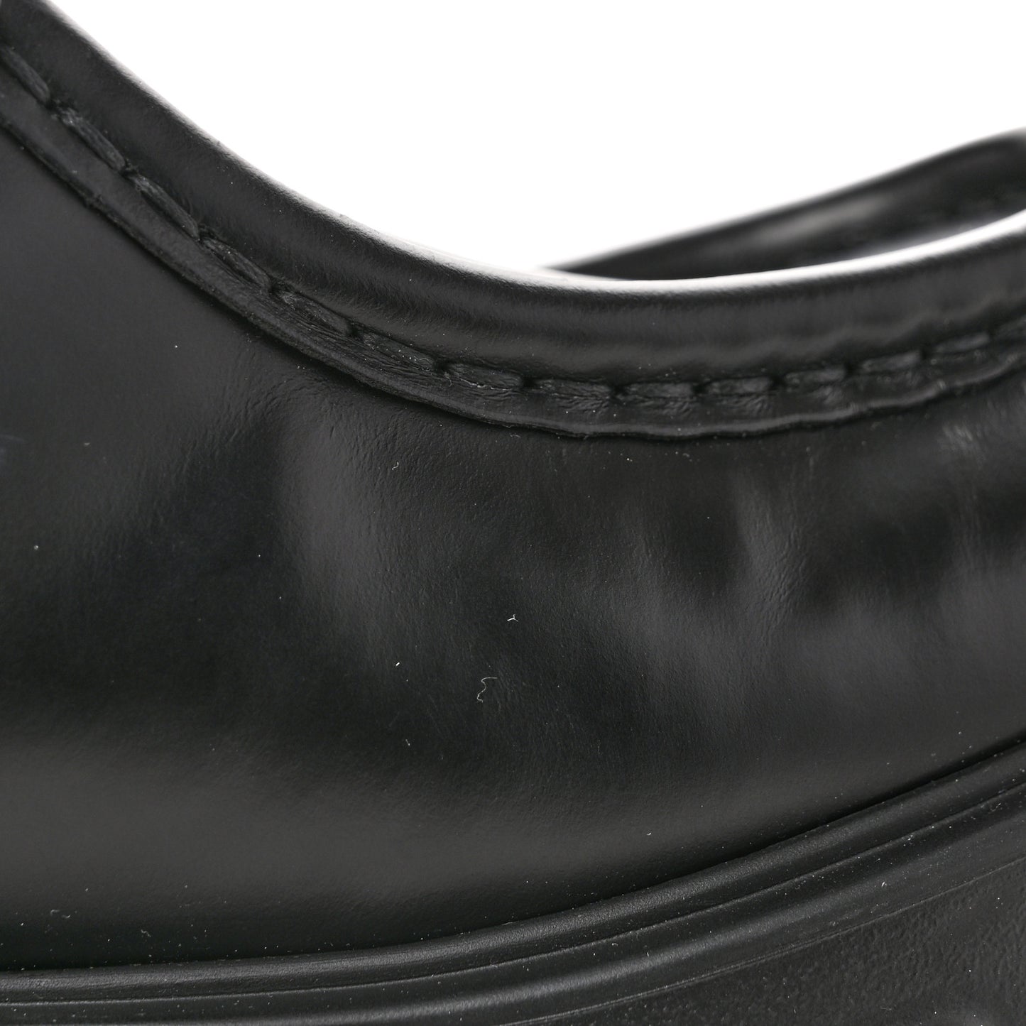 Spazzolato Rois Monolith 55mm Derby Loafers 37.5 Black