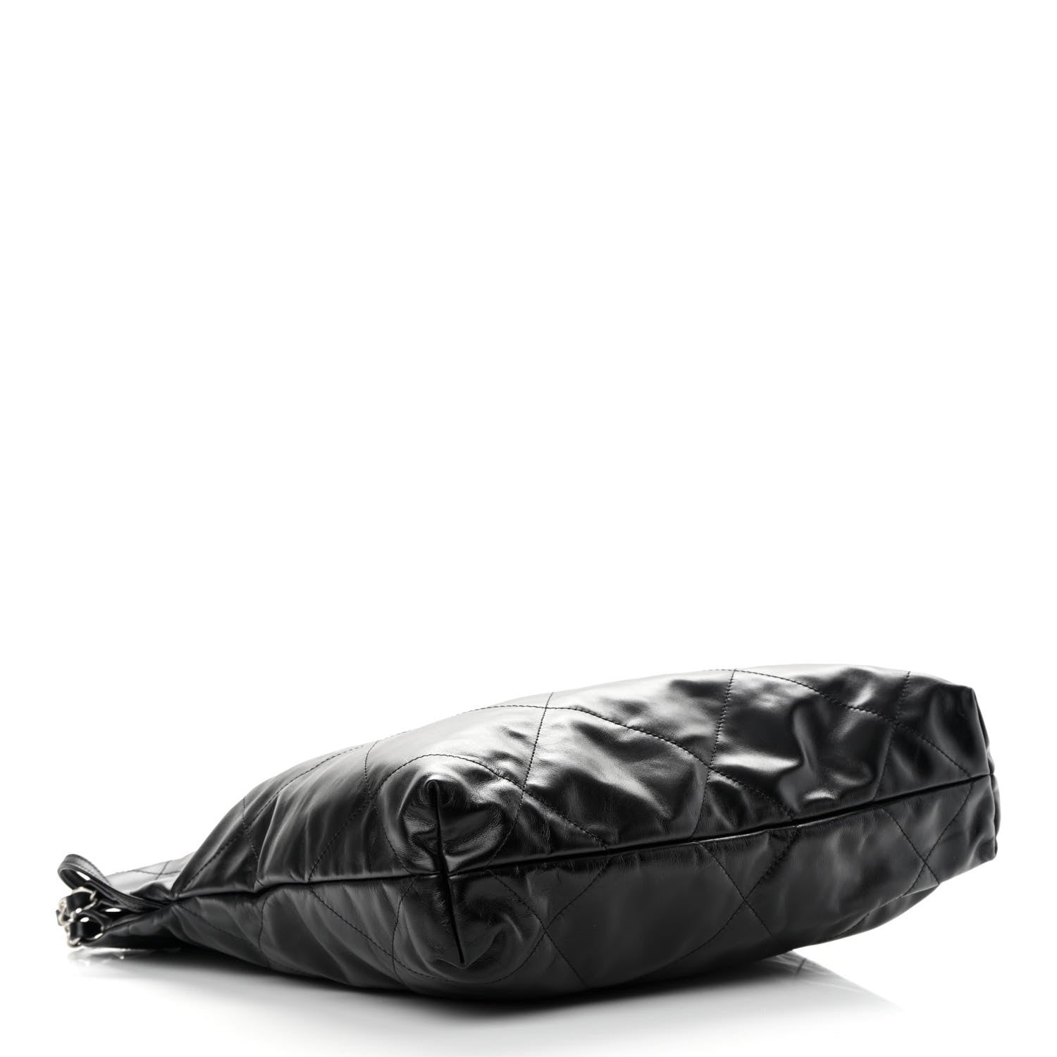 Chanel Shiny Calfskin Quilted Small Chanel 22 Black 5 of 11