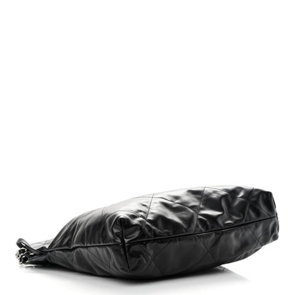 Chanel Shiny Calfskin Quilted Small Chanel 22 Black 5 of 11