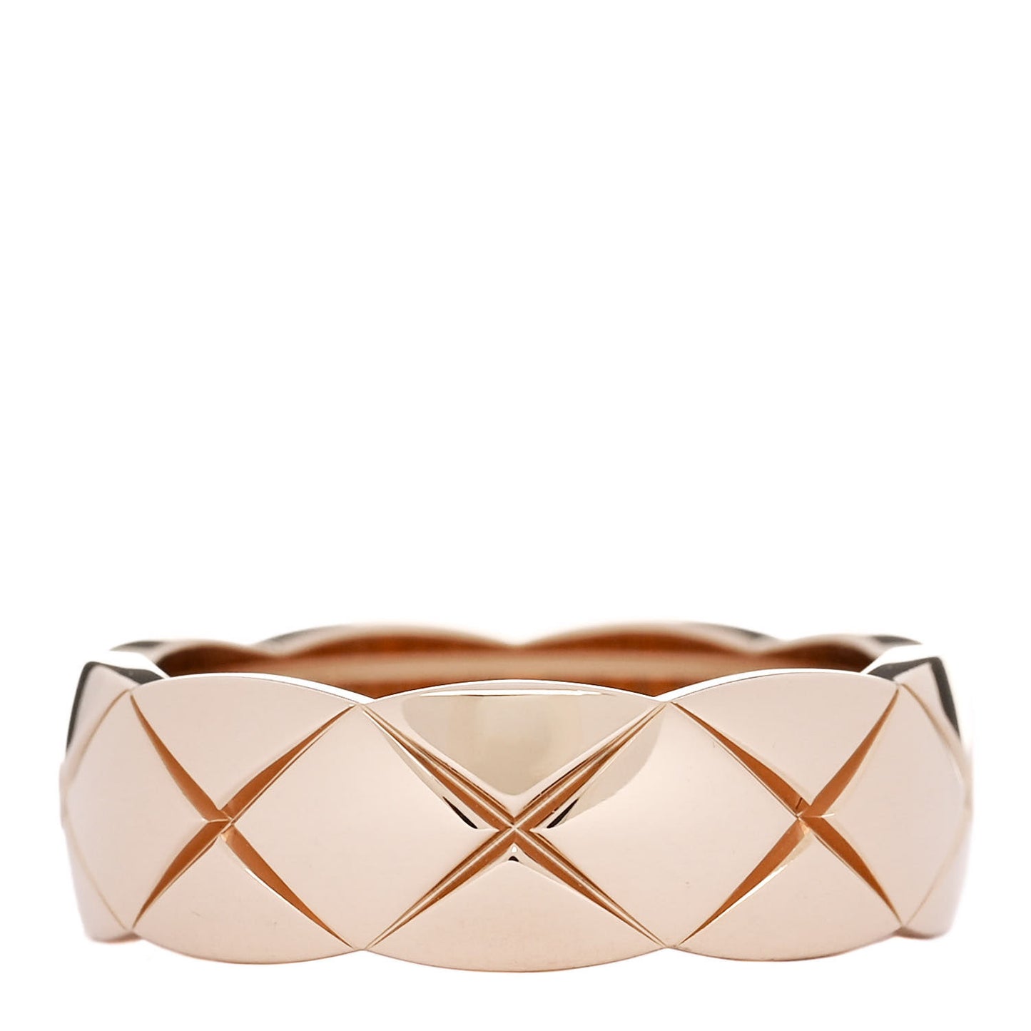 18K Beige Gold Small Coco Crush Ring 55 7.25