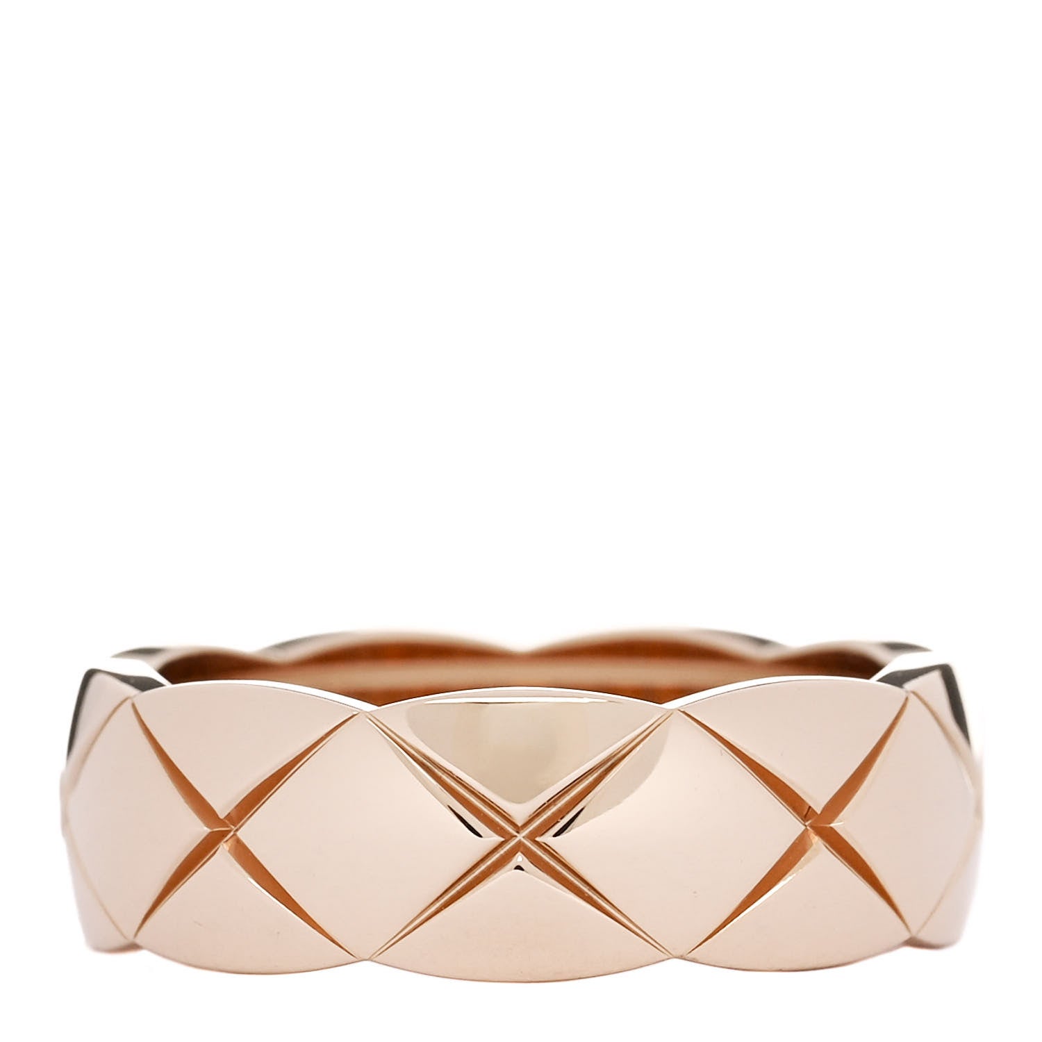 Chanel 18K Beige Gold Small Coco Crush Ring 55 7.25 3 of 5
