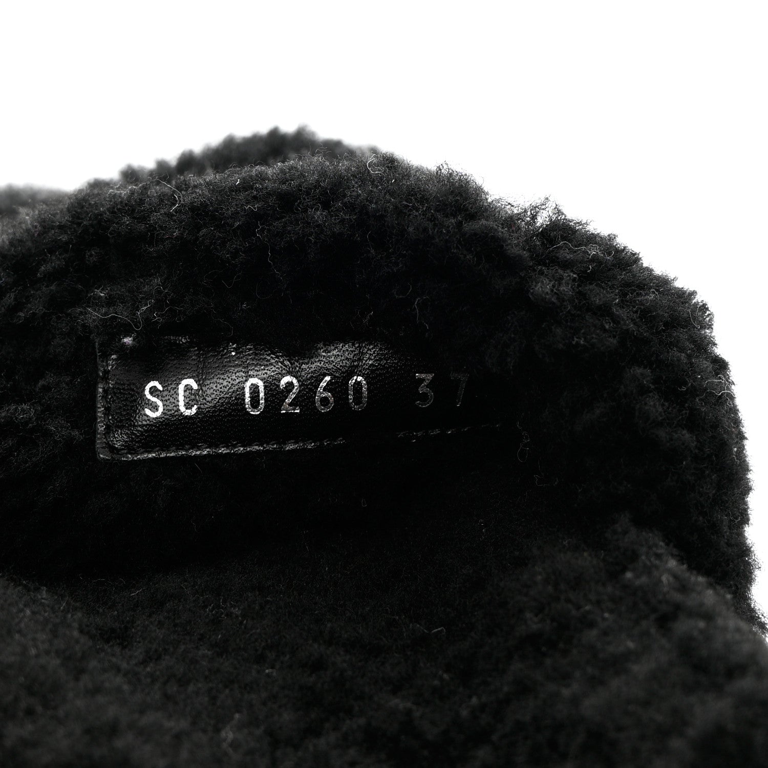 Louis Vuitton Shearling Monogram Giant Paseo Flat Comfort Mule 37 Black 6 of 10