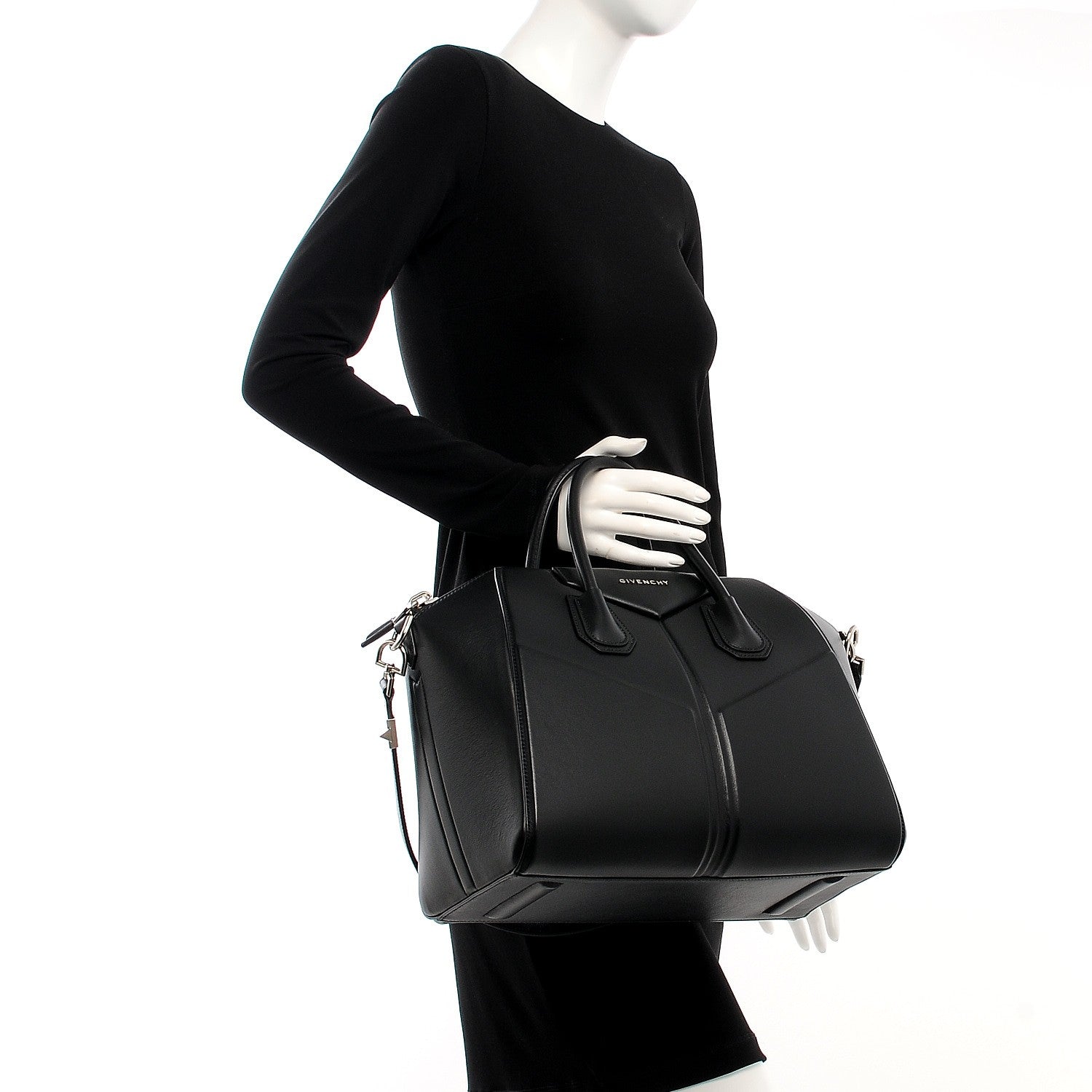 Givenchy Calfskin 3D Medium Antigona Black 3 of 10