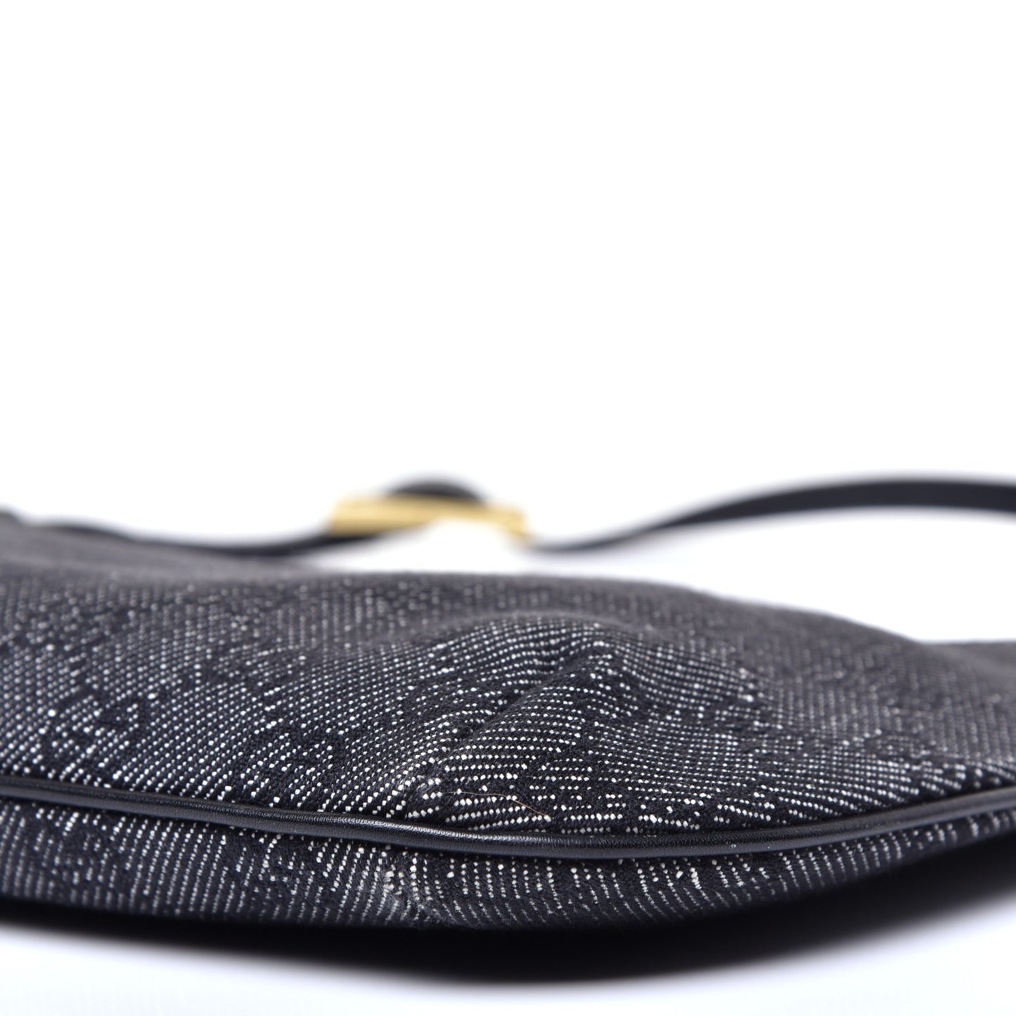 Denim Monogram Pochette Black
