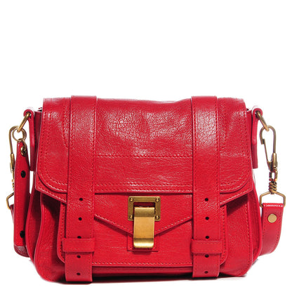 Proenza Schouler Leather PS1 Pouch Messenger Bag Lipstick 1 of 11